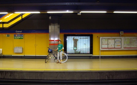 Biclicleta en el metro